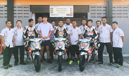 Huy Thong impressive in Asia road racing debut