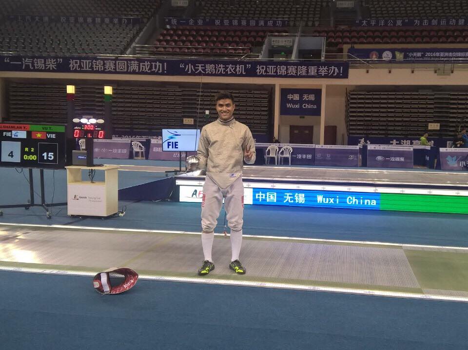 Thanh An wins individual foil bronze at Asian tourney