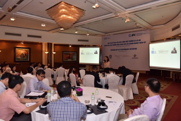 Training program on environmental and social reporting for market participants