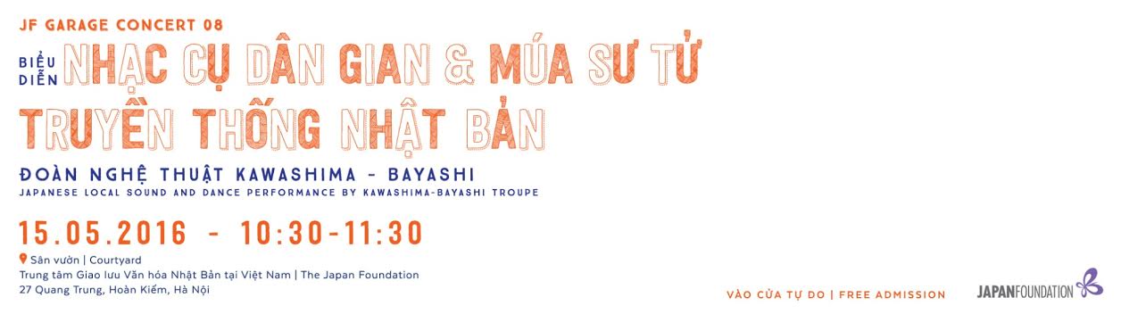 “Sound and dance of locals” performance from Japan s Kawashima-bayashi