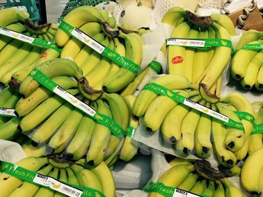 Vietnamese bananas on Japan’s supermarket shelves