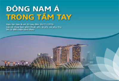 Vietnam Airlines offers special promotional program for Southeast Asia destinations