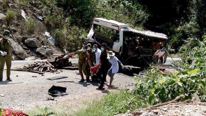 Lao coach blast possibly triggered by firework Consulate General