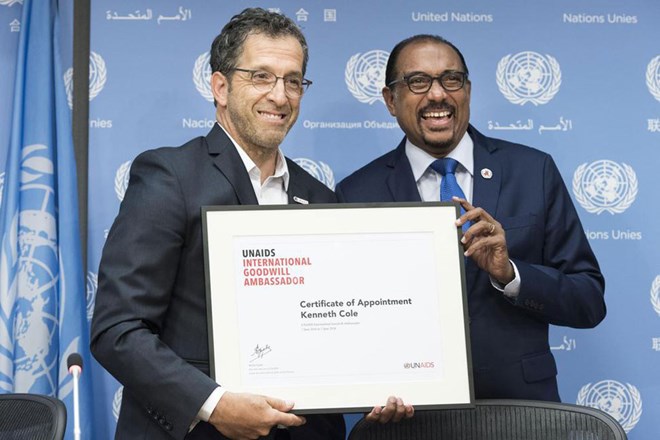 Kenneth Cole appointsed as UNAIDS’s International Goodwill Ambassador