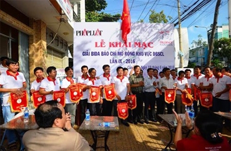 Press Billiards Cup starts in Mekong Delta region