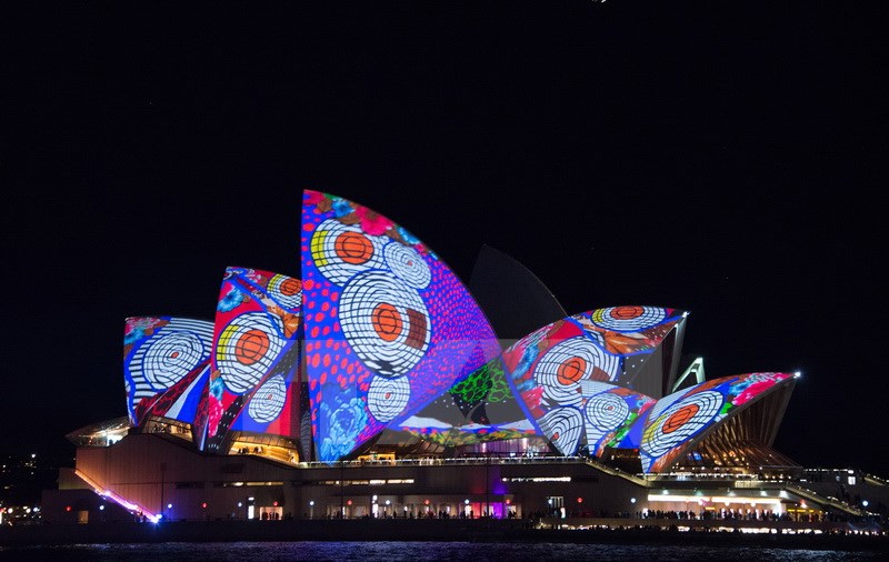 Light and arts festival shines in Australia