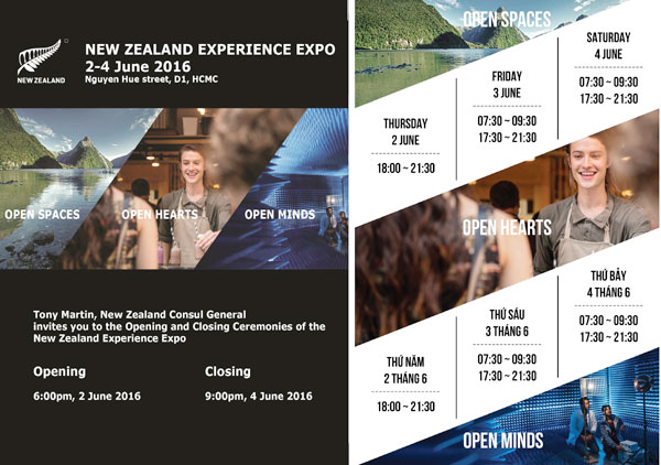 First New Zealand experience expo in Ho Chi Minh city