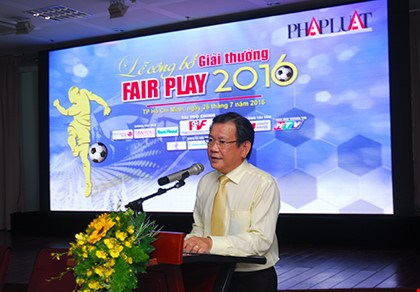2016 football Fair Play Awards announced
