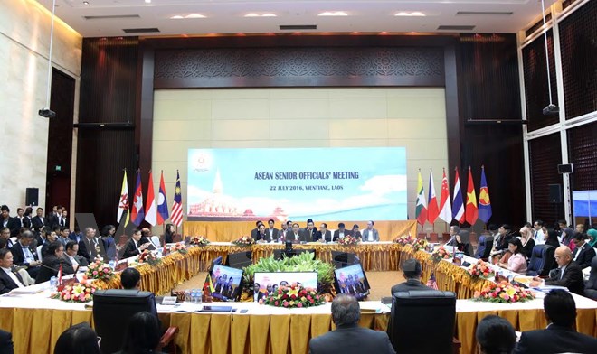 ASEAN senior officials gather in Vientiane