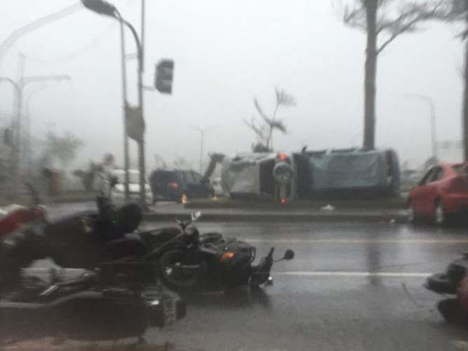Super Typhoon Nepartak hits Taiwan China