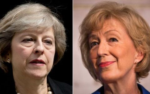 Theresa May and Andrea Leadsom in race for next UK Prime Minister