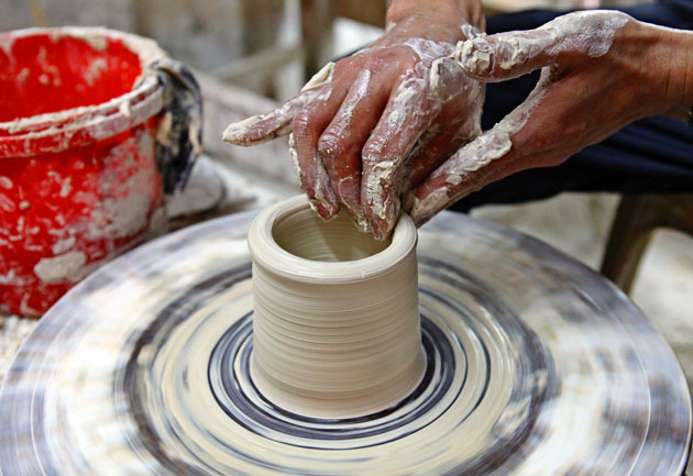 Ancient pottery village