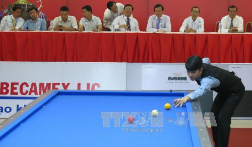 International billiards tournament opens in Binh Duong
