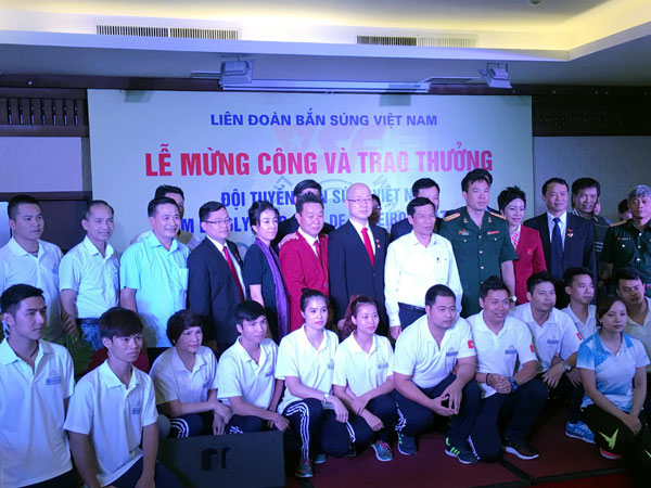 Vietnam Shooting National Team at 2016 Summer Olympics honored