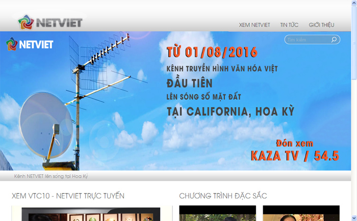 Vietnam’s first terrestrial digital broadcast TV channel opens in California