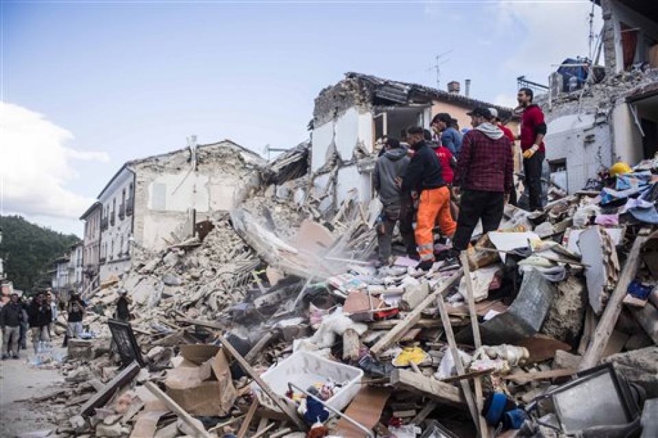 Earthquake in Italy No information about Vietnamese people in distress