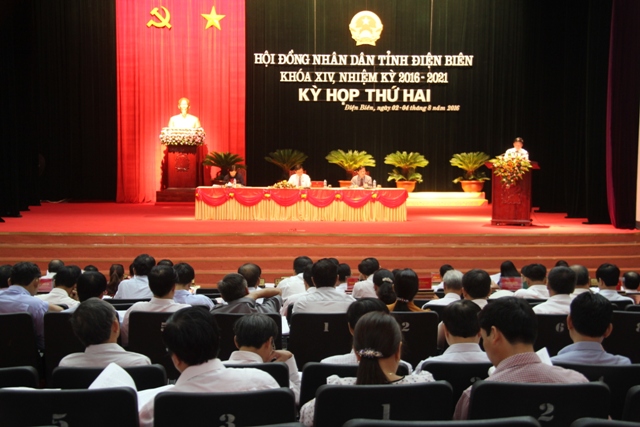 Second session of Dien Bien provincial People s Council term XIV tenure 2016-2021