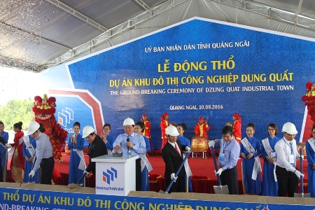 Quang Ngai kicks off construction of Dung Quat industrial town