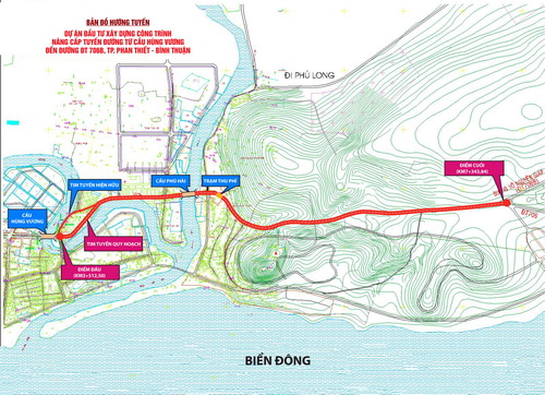VND300 billion to expand road connecting Phan Thiet and Mui Ne
