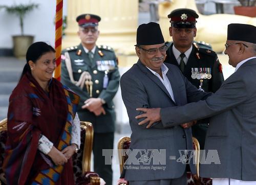 Pushpa Kamal Dahal takes Nepal Prime Minister’s oath