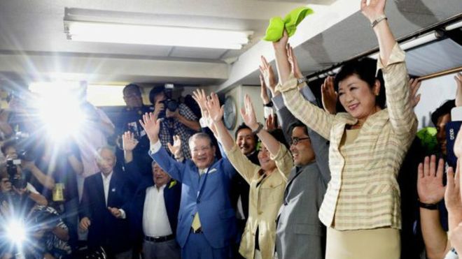 Yuriko Koike elected Governor of Tokyo
