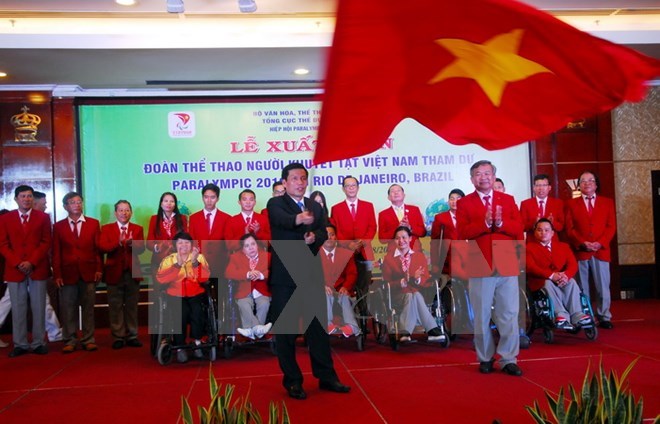 Vietnam’s athletes with disabilities depart for Rio Paralympics