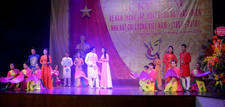 Vietnam National Cai luong Theatre mark its 65th founding anniversary