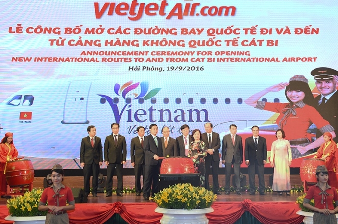 Vietjet Air connects Hai Phong city to Seoul and Bangkok