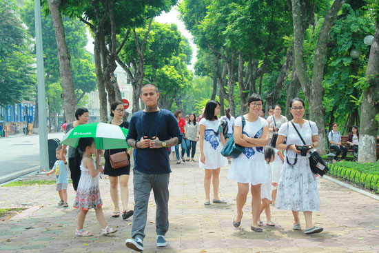 Nearly three million foreign tourists visit Hanoi