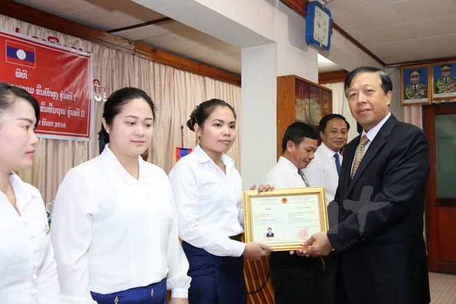 New Vietnamese course opens for staff of Laos’ Ministry of Security