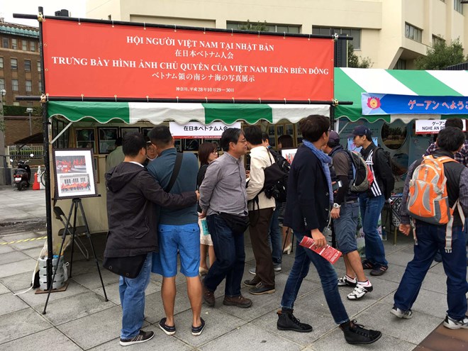 Images about Vietnam s sovereignty displayed in Japan s Kanagawa prefecture