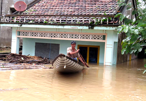 Central localities severely inundated