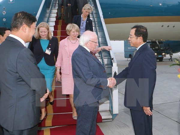 Irish newspapers report President’s visit to Vietnam