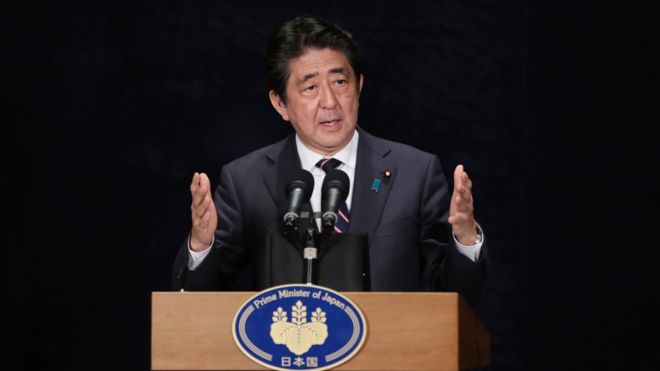 Shinzo Abe first foreign leader to meet Trump
