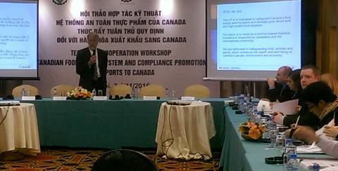 Vietnam, Canada share lessons on food safety and export compliance promotion