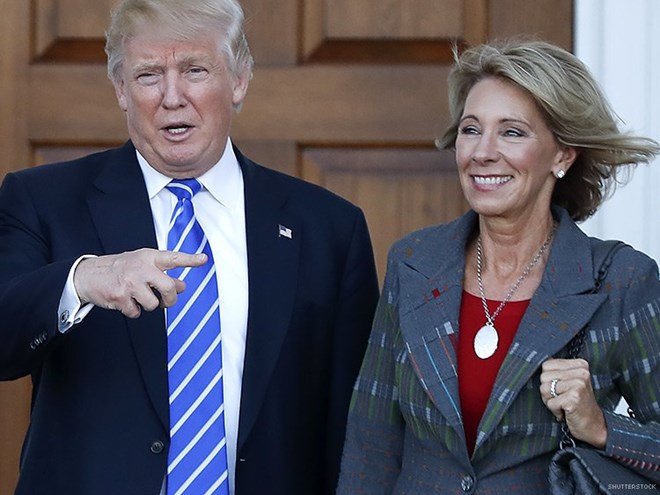 Donald Trump picks Betsy Devos for Secretary of Education