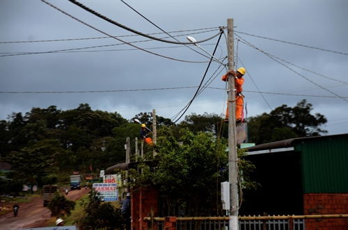 Dak Nong province upgrades rural power network