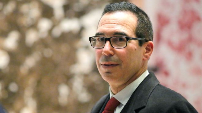 Donald Trump selects Goldman Sachs Steve Mnuchin