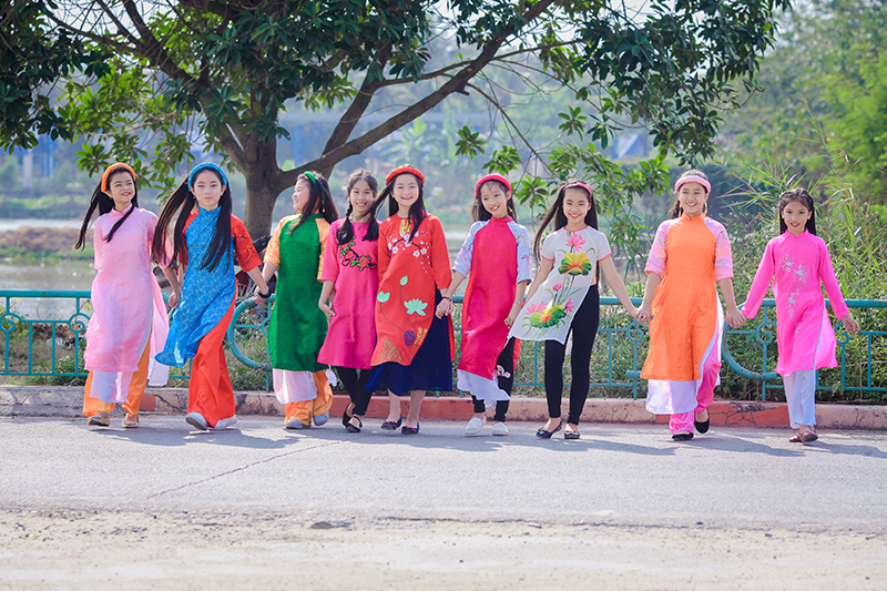 “Hot” Ao dai samples during Tet