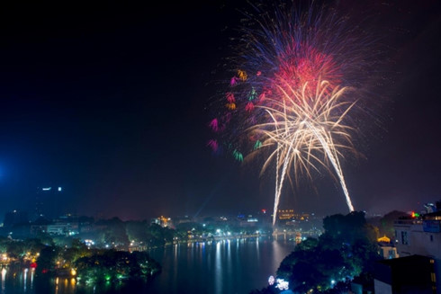 New Year’s Eve fireworks display locations in Hanoi