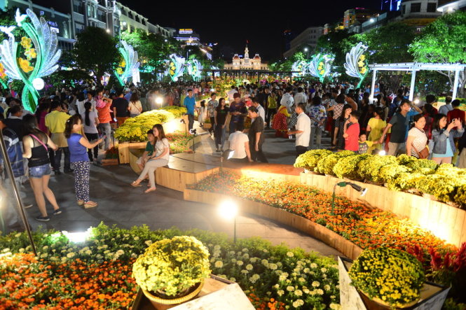 Ho Chi Minh city Nguyen Hue flower street to open on January 25th next year