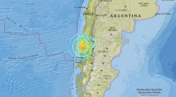 Magnitude 7 7 earthquake hits off Chilean coast