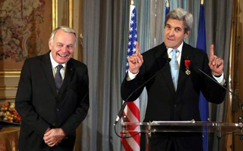 John Kerry awarded French Legion of Honour