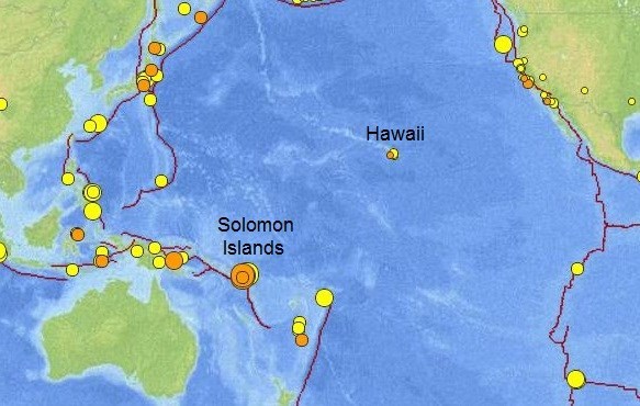 6 8- magnitude earthquake strikes near Solomon islands