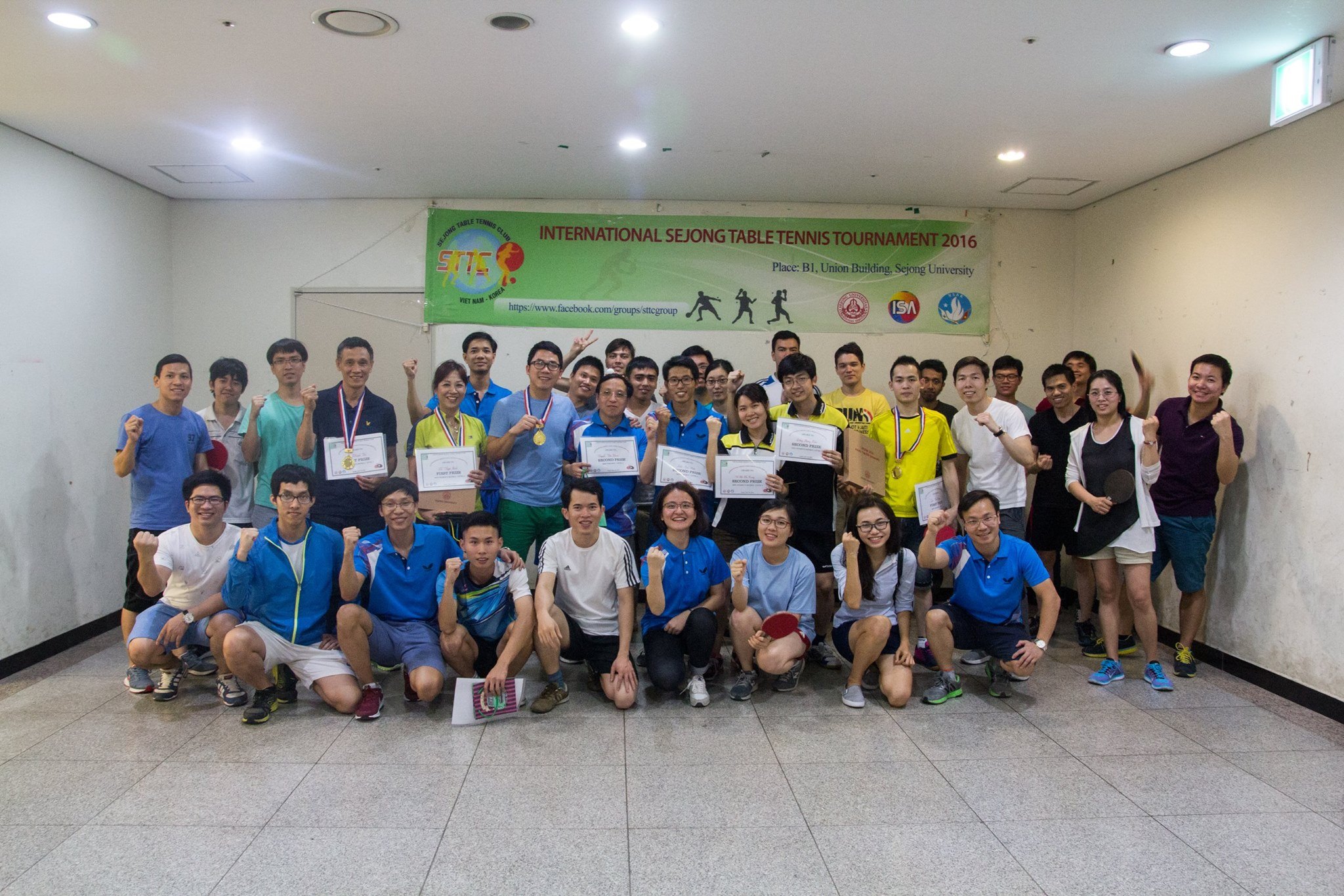 International Sejong table tennis tournament for Vietnamese students in RoK