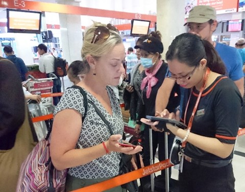 Jetstar Pacific launches “mobile” check-in service