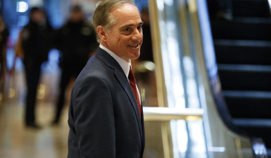 Donald Trump picks David Shulkin for Secretary of Veterans Affairs
