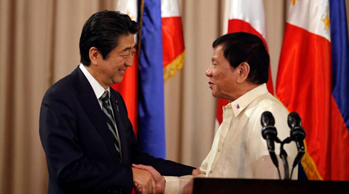 Shinzo Abe supports USD8 7 billion to Philippines