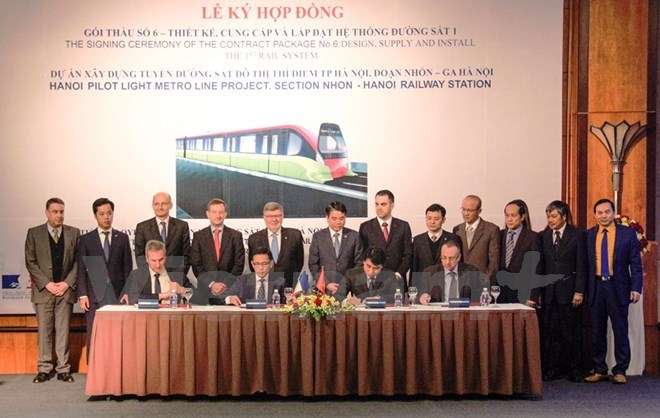 French constructors join in Hanoi urban metro project