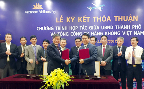 Hanoi and VNA cooperate to promote tourism